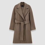 Brown Costa Double Face Cashmere Coat - Joseph