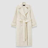 Ivory Navarre Linear Double Face Wool Coat - Joseph