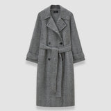Navarre Linear Double Face Wool Coat