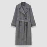 Multicolour Navarre Linear Double Face Wool Coat - Joseph