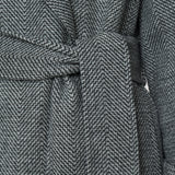 Multicolour Navarre Linear Double Face Wool Coat - Joseph
