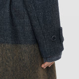 Grey Merton Overlay Wool Coat - Joseph