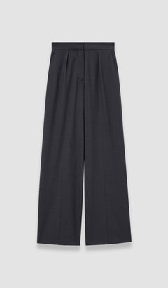 Grey Alanel Light Wool Tailoring Trousers - Joseph