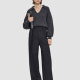 Grey Alanel Light Wool Tailoring Trousers - Joseph