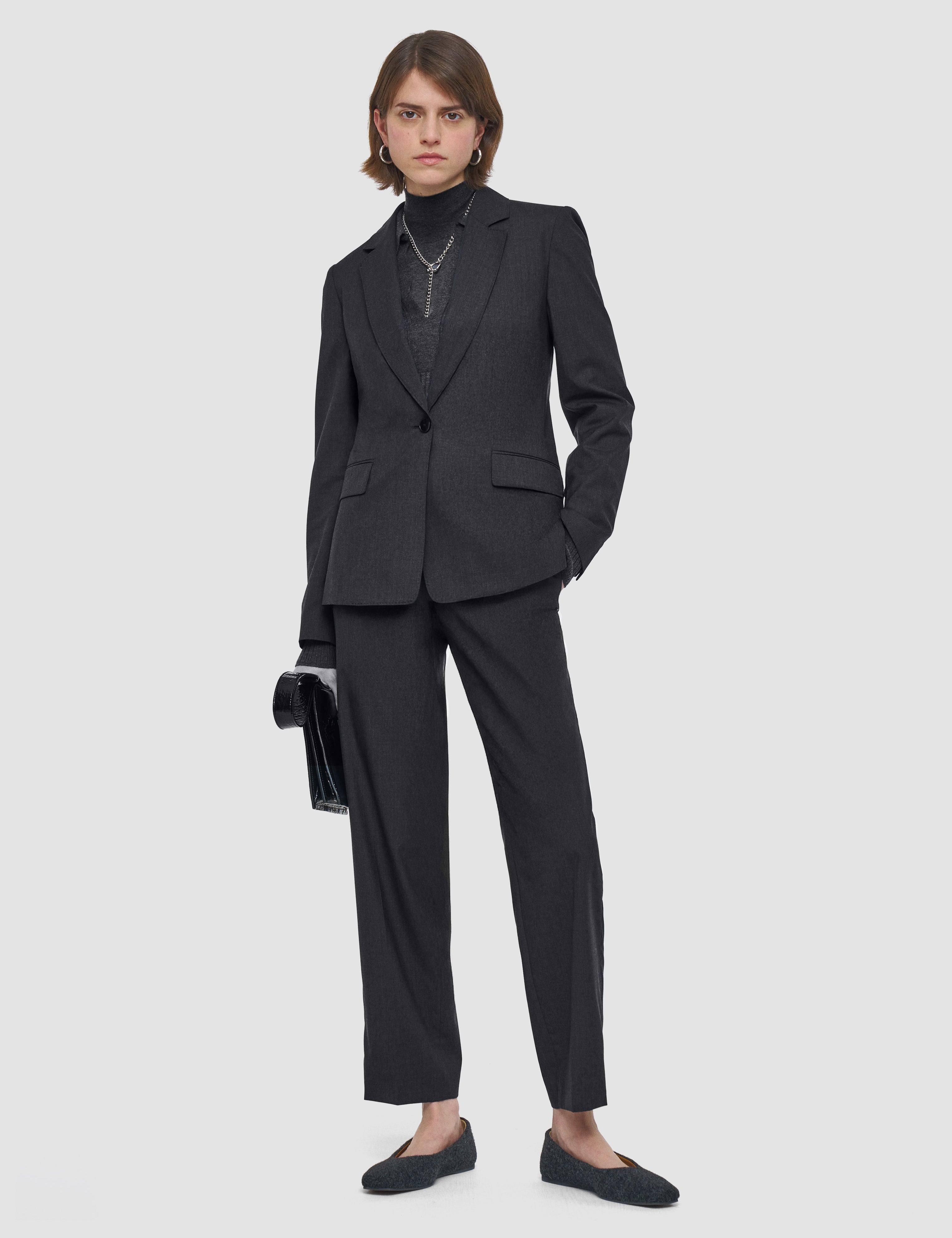 Grey Marty Light Wool Tailoring Jacket - Joseph