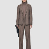 Brown Marty Light Wool Tailoring Jacket - Joseph