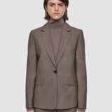 Brown Marty Light Wool Tailoring Jacket - Joseph