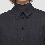 Grey Herold Light Wool Tailoring Shirt - Joseph
