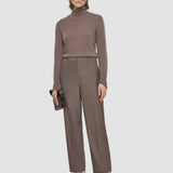 Brown Trina Light Wool Tailoring Trousers - Joseph