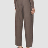Brown Trina Light Wool Tailoring Trousers - Joseph