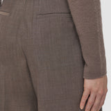 Brown Trina Light Wool Tailoring Trousers - Joseph