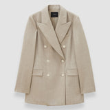 Beige Valery Melange Wool Jacket - Joseph