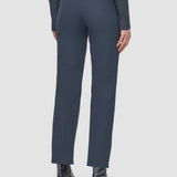 Grey Coleman Gabardine Stretch Trousers - Joseph
