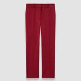 Red Coleman Gabardine Stretch Trousers - Joseph