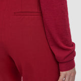 Red Coleman Gabardine Stretch Trousers - Joseph