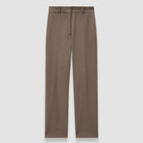 Brown Coleman Gabardine Stretch Trousers - Joseph