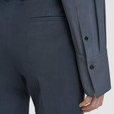 Grey Tafira Gabardine Stretch Trousers - Joseph