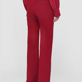 Red Tafira Gabardine Stretch Trousers - Joseph