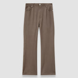 Brown Tafira Gabardine Stretch Trousers - Joseph