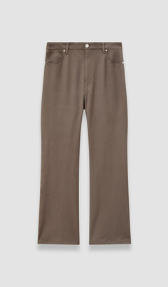 Brown Tafira Gabardine Stretch Trousers - Joseph