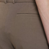 Brown Tafira Gabardine Stretch Trousers - Joseph