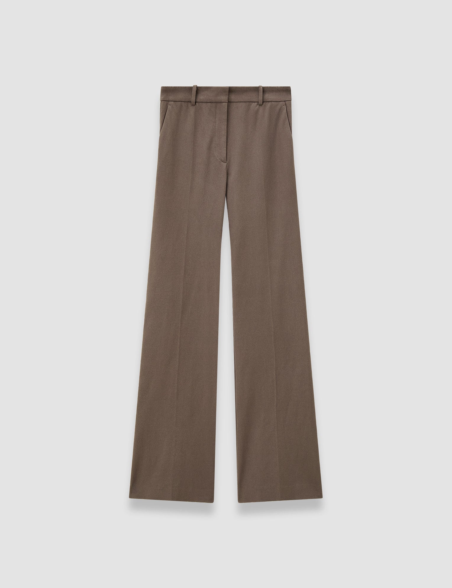 Brown Duke Gabardine Stretch Trousers - Joseph