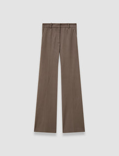 Brown Duke Gabardine Stretch Trousers - Joseph