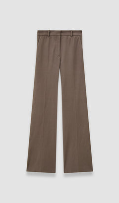 Brown Duke Gabardine Stretch Trousers - Joseph