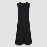 Black Neva Comfort Cady Dress - Joseph