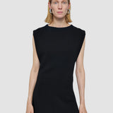 Black Neva Comfort Cady Dress - Joseph