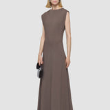 Brown Neva Comfort Cady Dress - Joseph