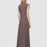 Brown Neva Comfort Cady Dress - Joseph