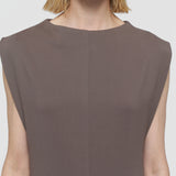 Brown Neva Comfort Cady Dress - Joseph