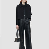 Black Bonnat Comfort Cady Jacket - Joseph