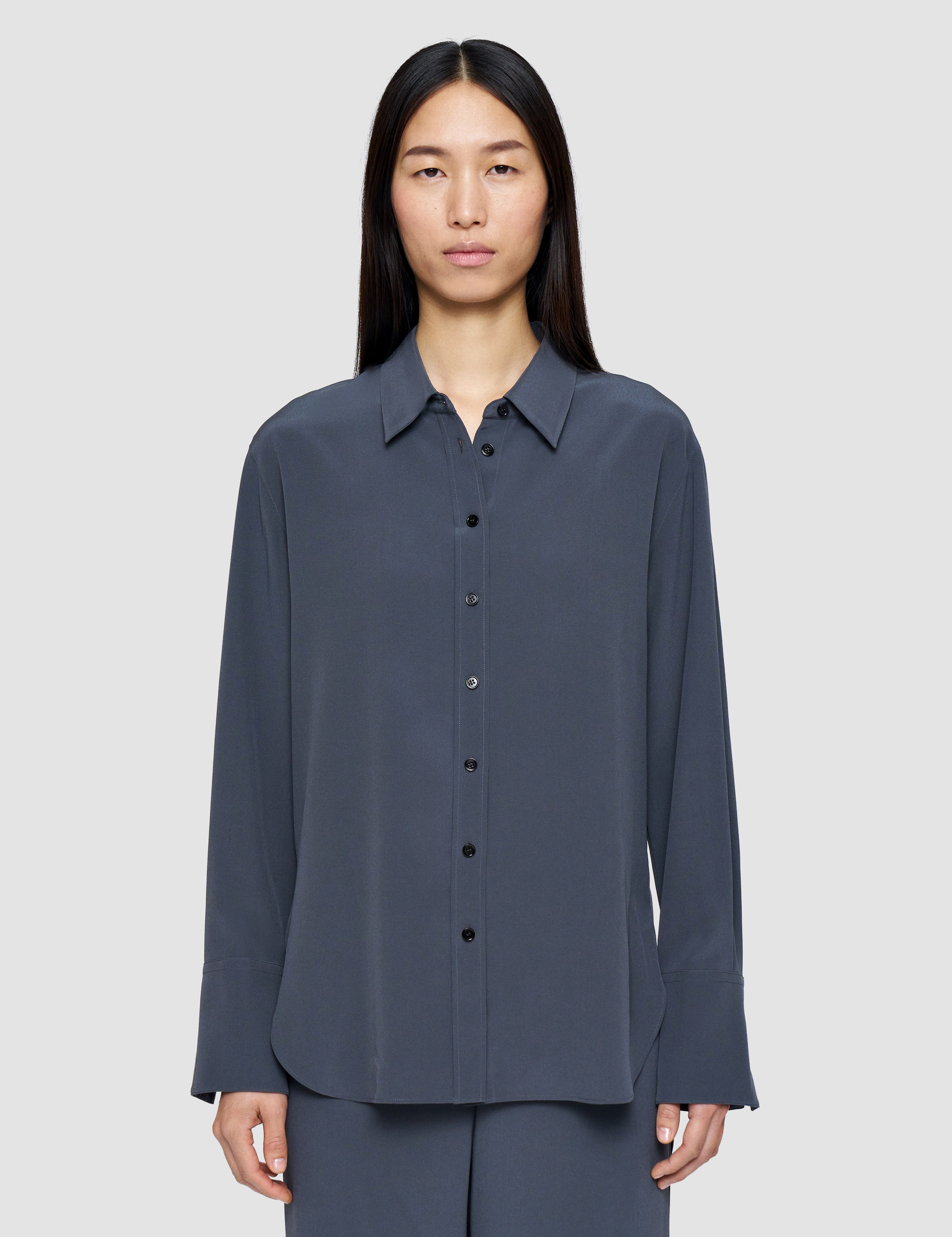 Red Joe Crepe de Chine Silk Blouse - Joseph