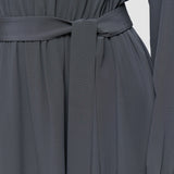 Grey Severin Crepe de Chine Silk Dress - Joseph