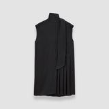 Black Sandy Light Crepe Dress - Joseph
