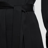 Black Orlan Light Crepe Dress - Joseph