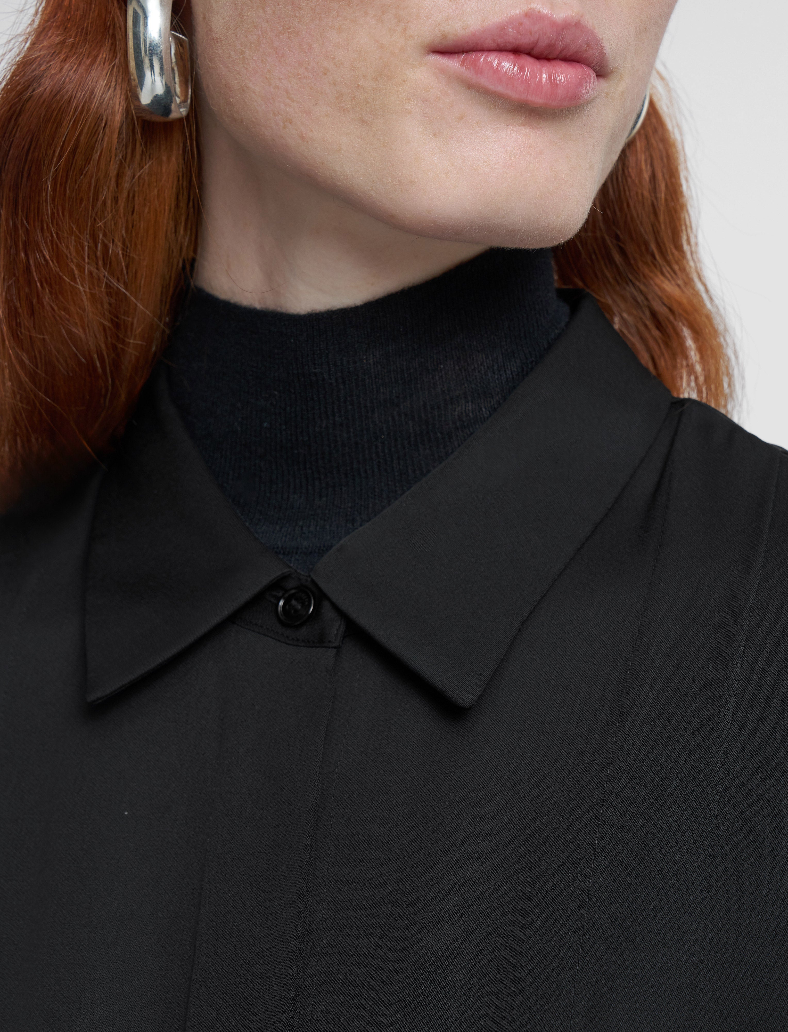 noir-robe-orlan-en-crepe-leger-JOSEPH