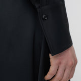 Black Orlan Light Crepe Dress - Joseph