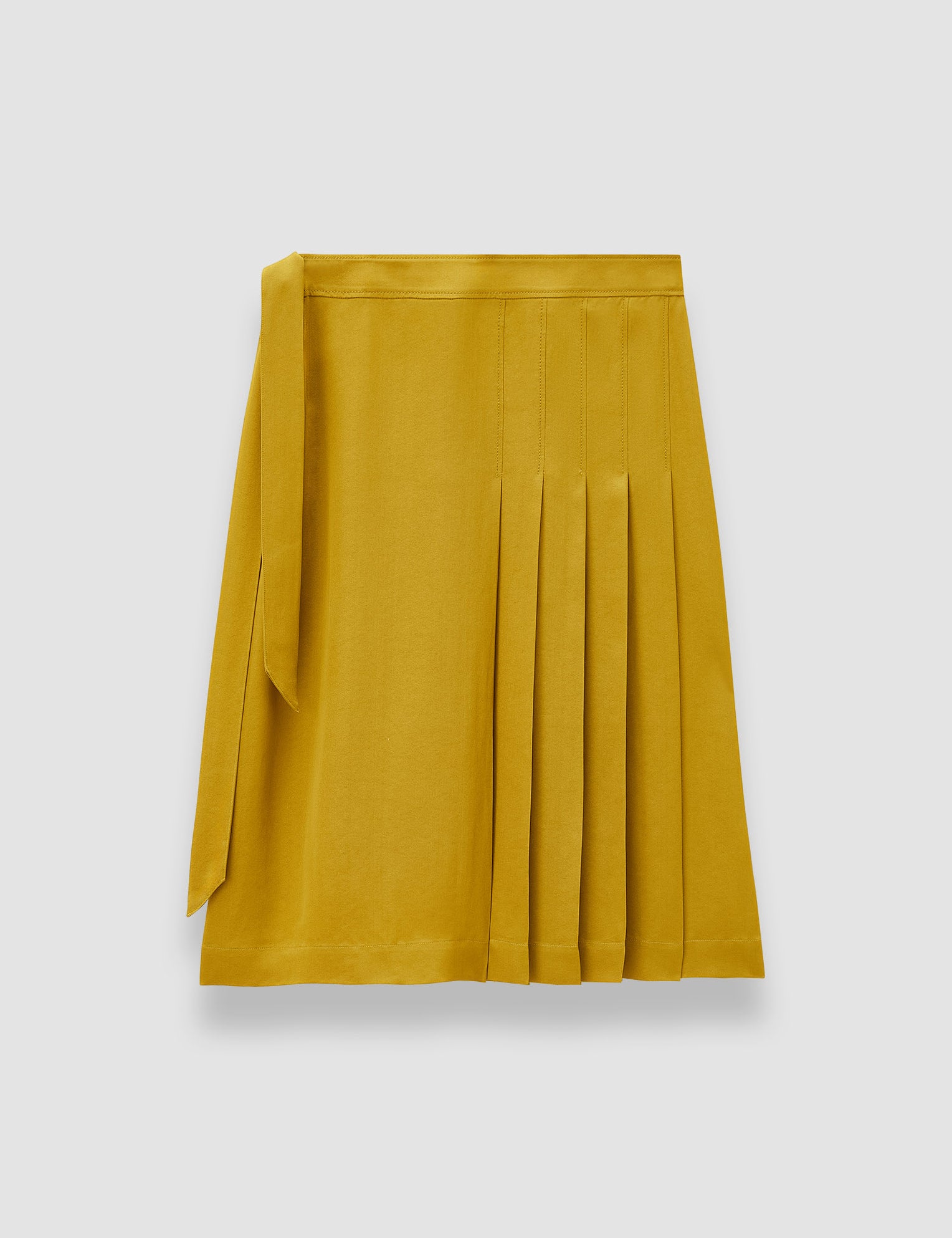 Green Jeanne Light Crepe Skirt - Joseph