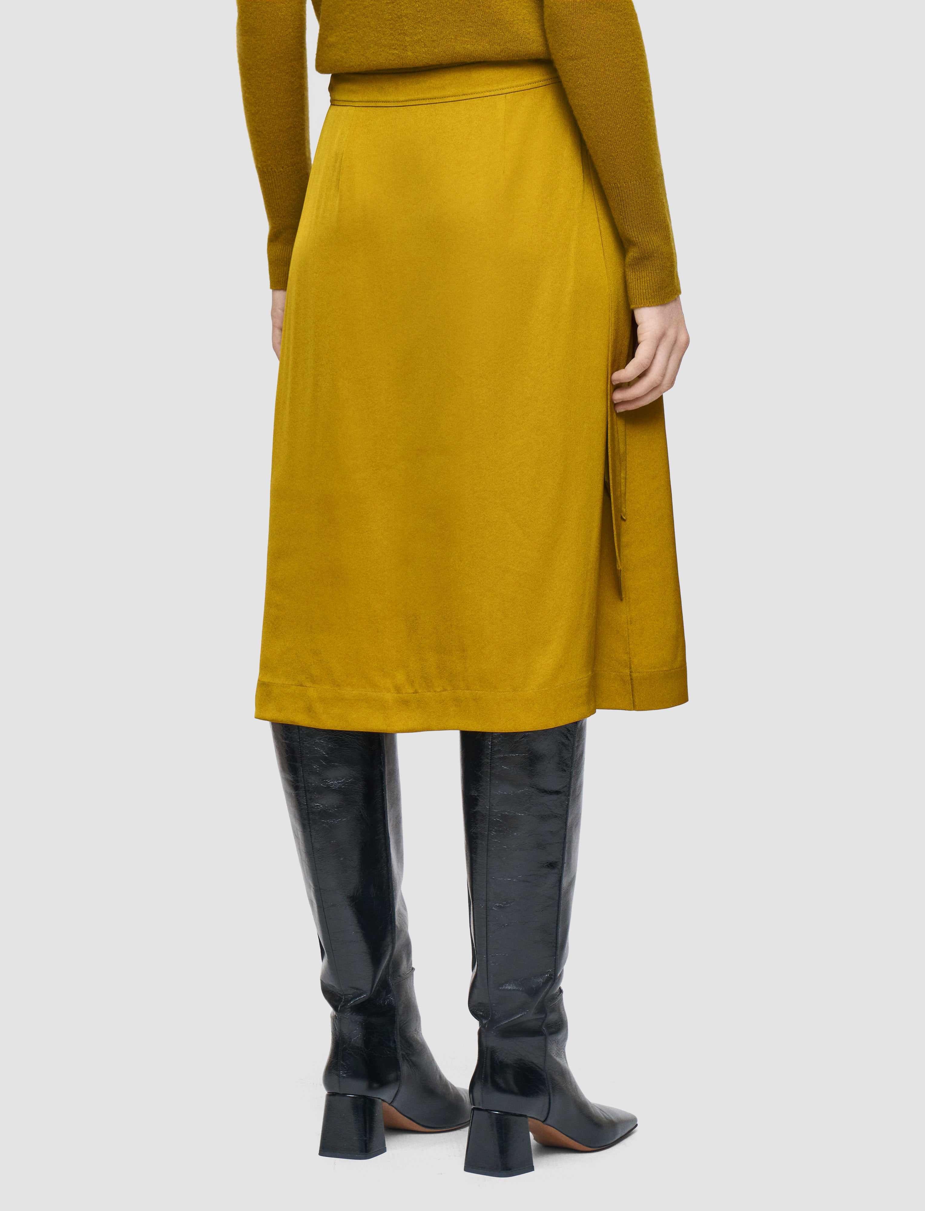 green-jeanne-light-crepe-skirt-JOSEPH