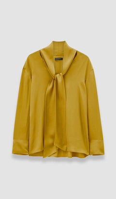 Green Adele Light Crepe Blouse - Joseph