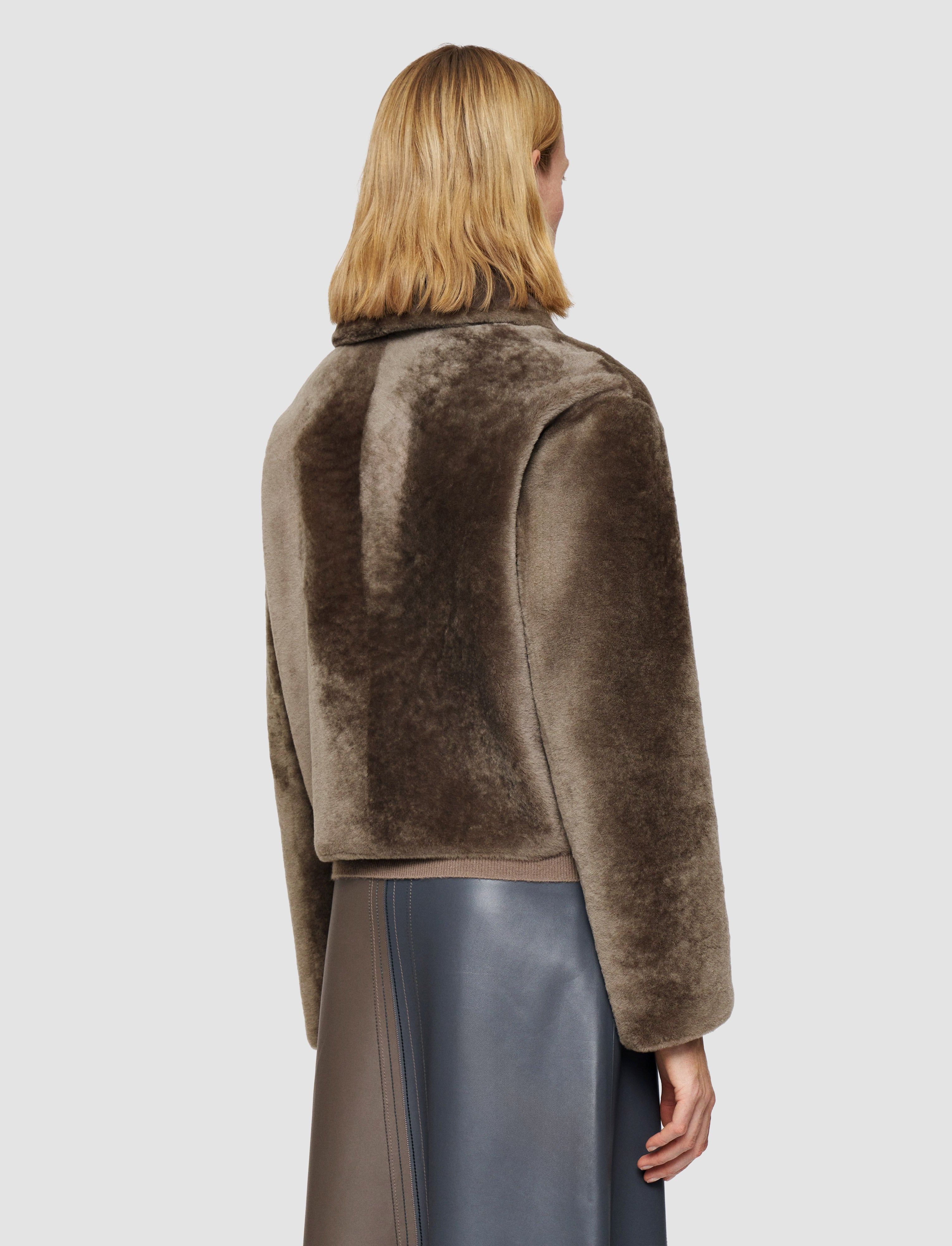 ブラウン-alloway-reversible-soft-shearling-ジャケット-JOSEPH
