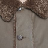 Brown Molin Reversible Shearling Gilet - Joseph