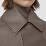 Brown Blaise Nappa Leather Jacket - Joseph