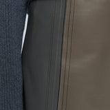 Grey Cezanne Overlay Nappa Leather Skirt - Joseph