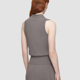 Brown Milano Knit Stretch Vest - Joseph