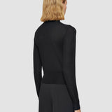 Black Cashair High Neck Jumper - Joseph