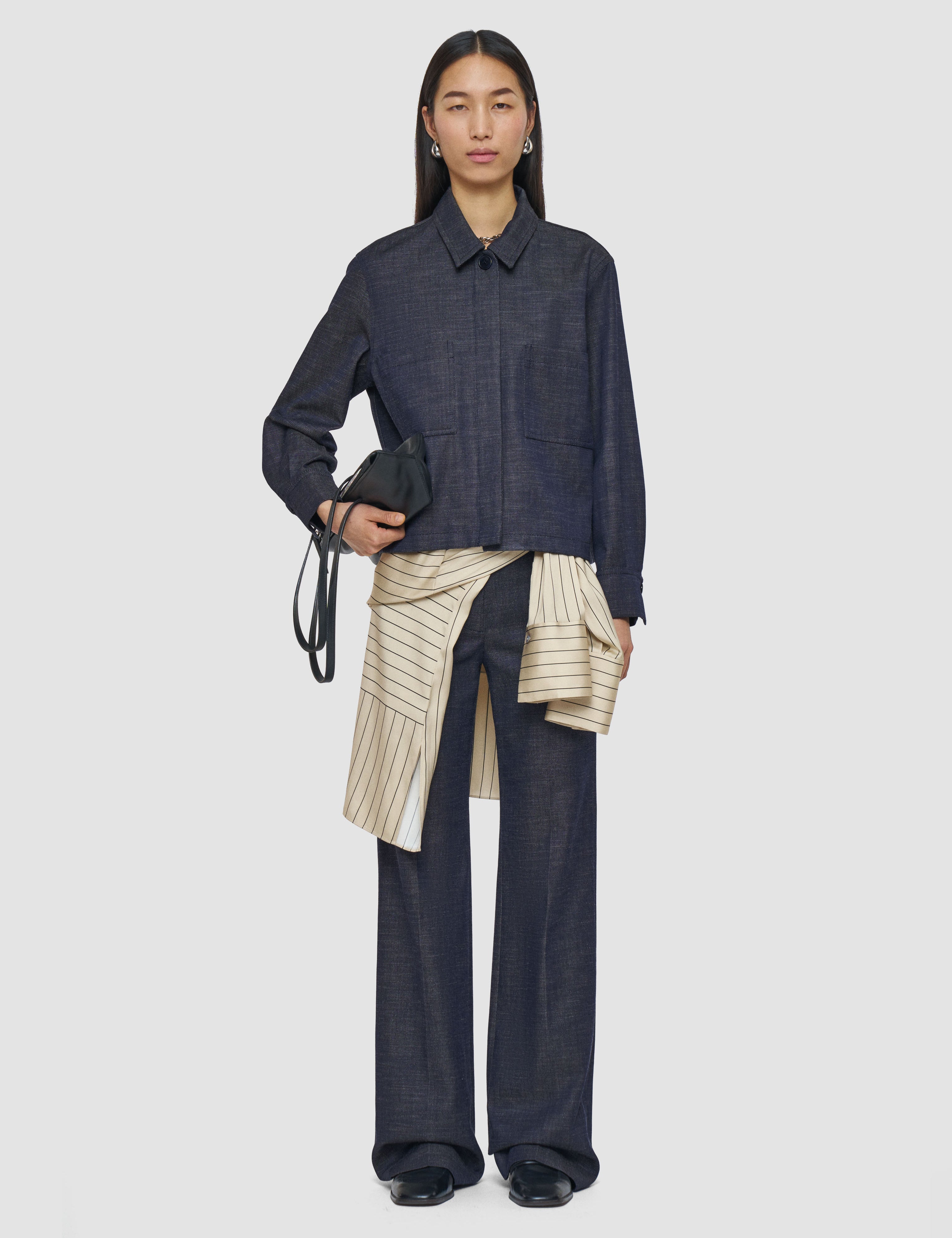 Blue Satia Sartorial Denim Shirt - Joseph